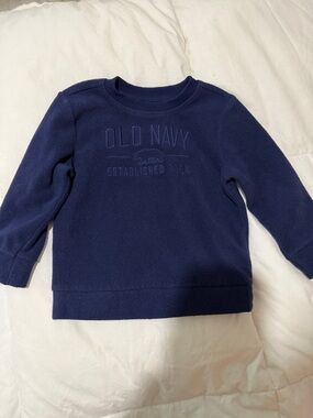 Old Navy Dark Blue Kids Crewneck Sweatshirt